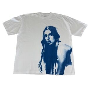 Tate Mcrae T Shirt XL White‎ Miss Possessive Tour Merch Photo Tee NEW *spot